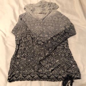 Athleta Super cute sheer hooded top